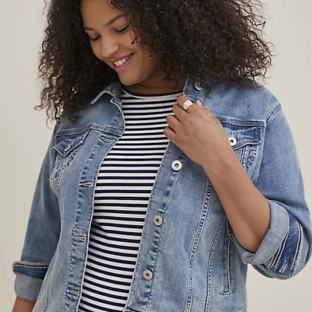 Torrid Jean Jacket.